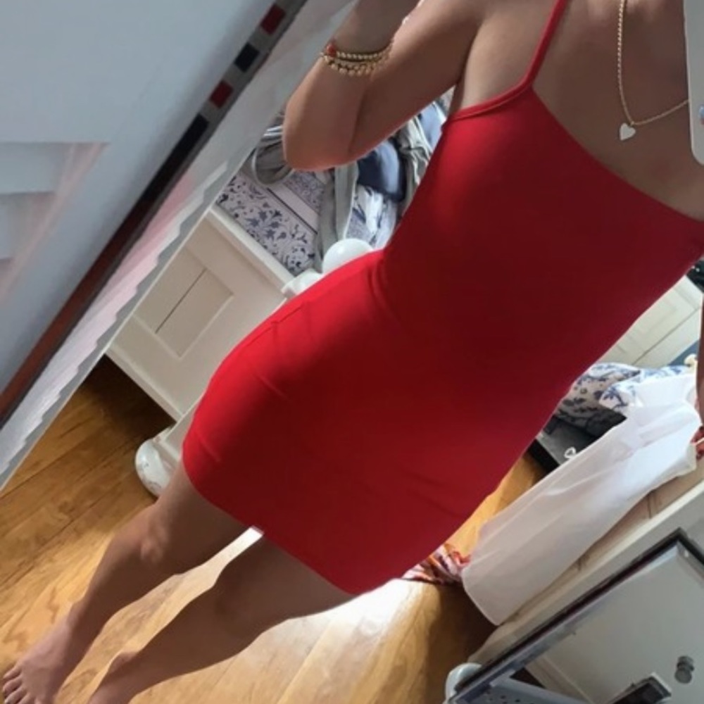 Lulus red bodycon dress